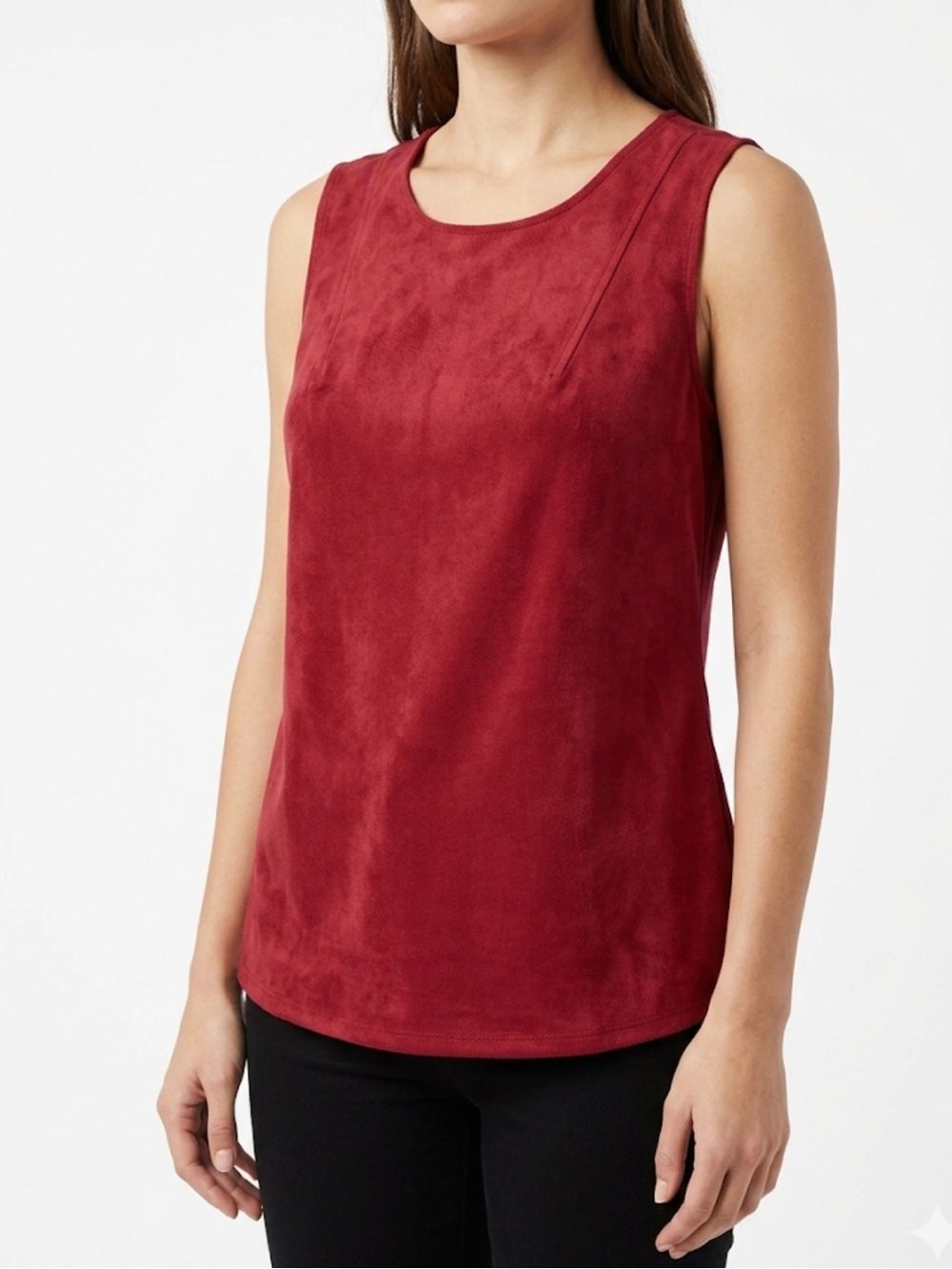Suede Sleeveless Top | Boho Chic | Western Minimalist | Soft‑Texture Cowgirl |